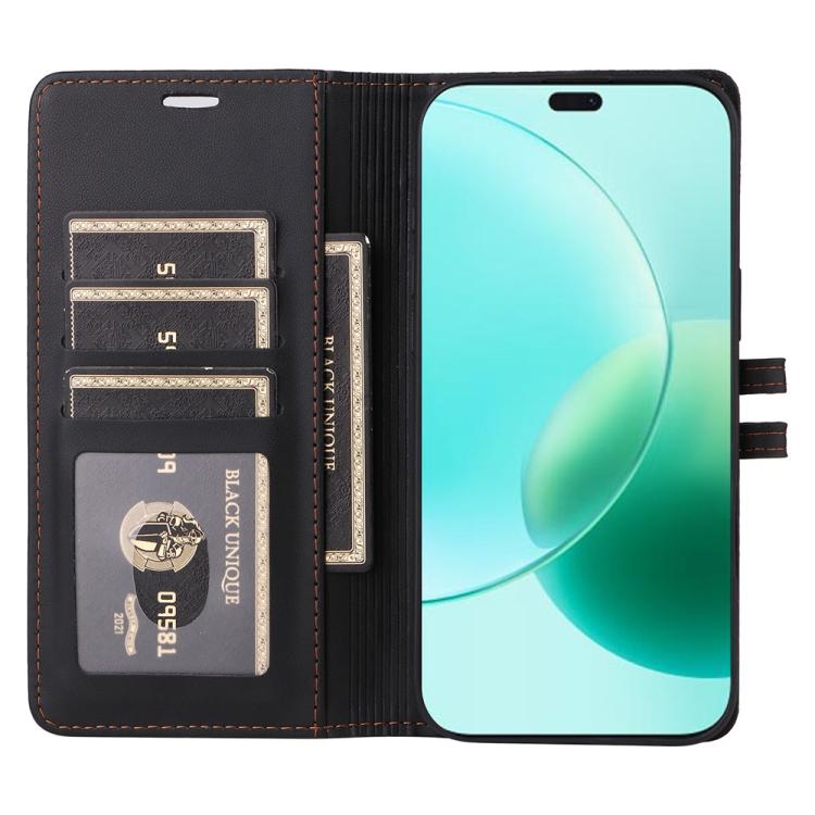 For Honor 400 Lite Global / X70i Stitched Magnetic Buckle Leather Phone Case