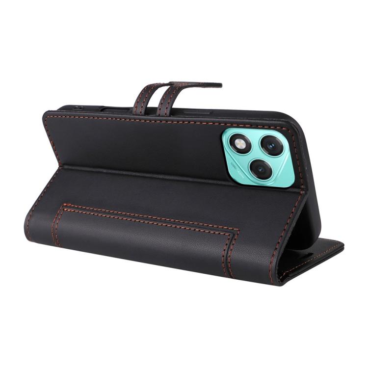 For Honor 400 Lite Global / X70i Stitched Magnetic Buckle Leather Phone Case