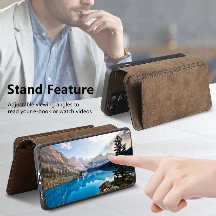 For Google Pixel 10 / 10 Pro / 9 / 9 Pro CaseNeo MagSafe RFID Anti-theft Zipper Wallet Retro Leather Phone Case