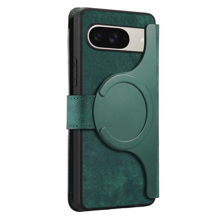 For Google Pixel 10 / 10 Pro / 9 / 9 Pro CaseNeo MagSafe RFID Anti-theft Zipper Wallet Retro Leather Phone Case