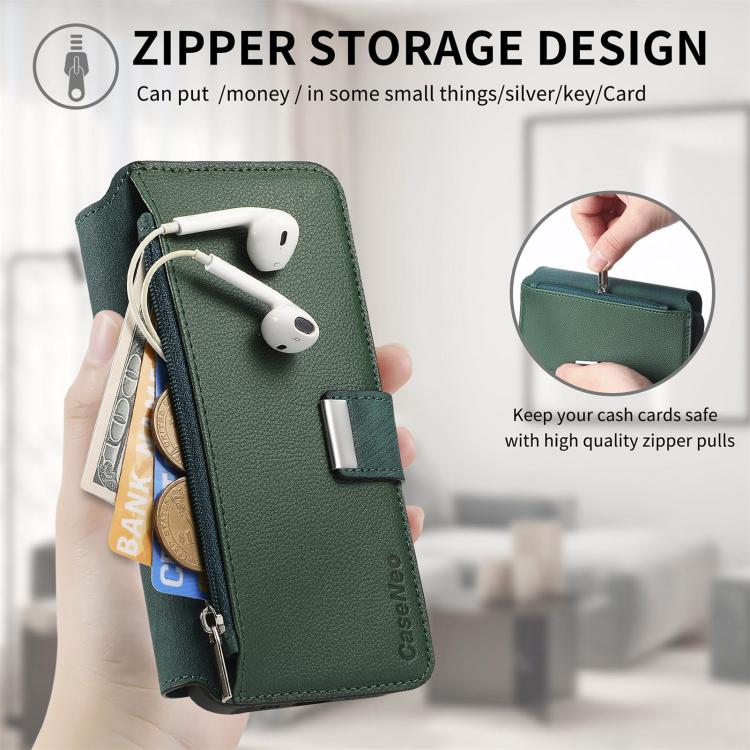 For Google Pixel 10a CaseNeo MagSafe RFID Anti-theft Zipper Wallet Retro Leather Phone Case