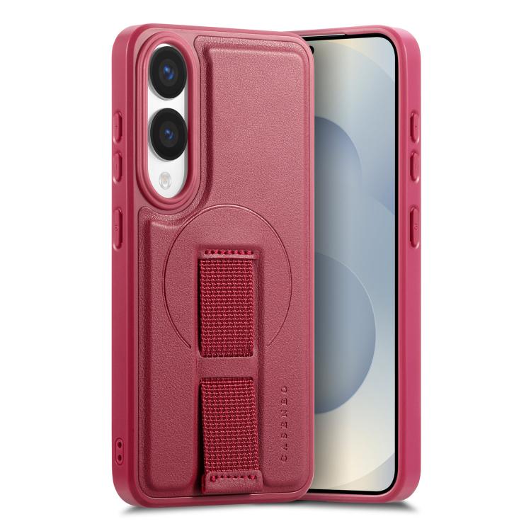 For Samsung Galaxy S25 Edge 5G CaseNeo Finger Grip Wristband MagSafe Back Phone Case