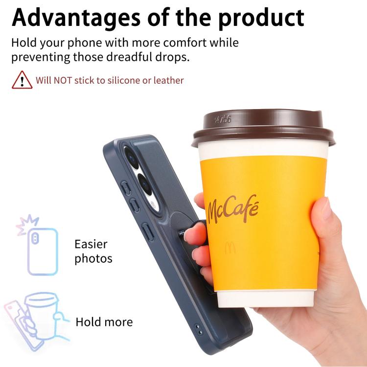 For Samsung Galaxy S25 Edge 5G CaseNeo Finger Grip Wristband MagSafe Back Phone Case