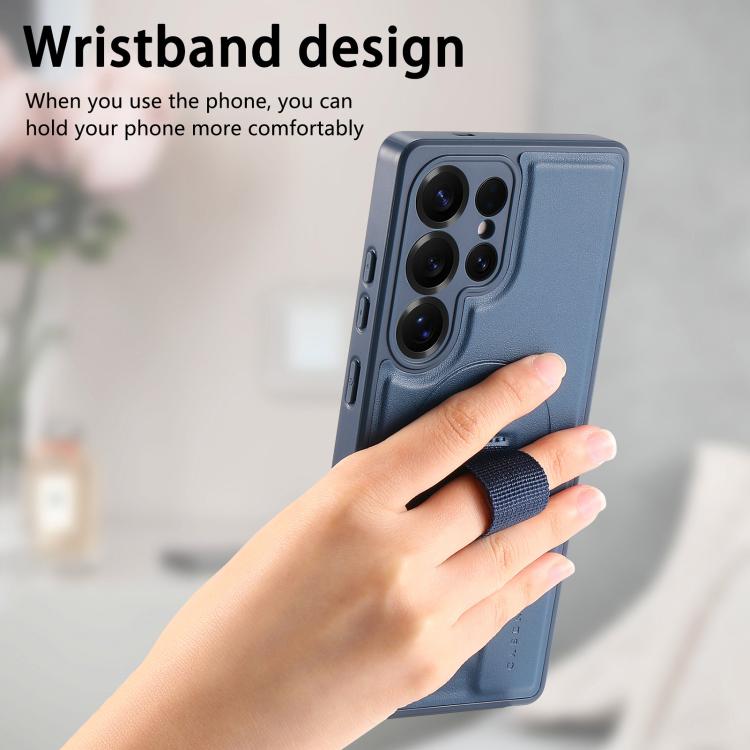 For Samsung Galaxy S25 Ultra 5G CaseNeo Finger Grip Wristband MagSafe Back Phone Case