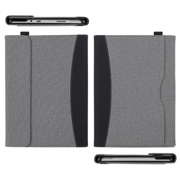 For Microsoft Surface Pro 12 Cloth Texture Stitching Leather Tablet Case