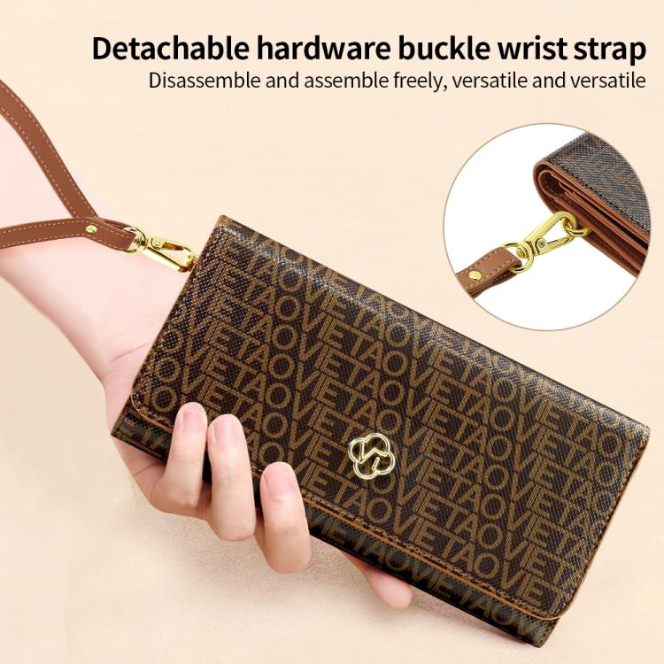 VIETAO VT-ZP-243 Multifunctional Leather Phone Bag with Lanyard