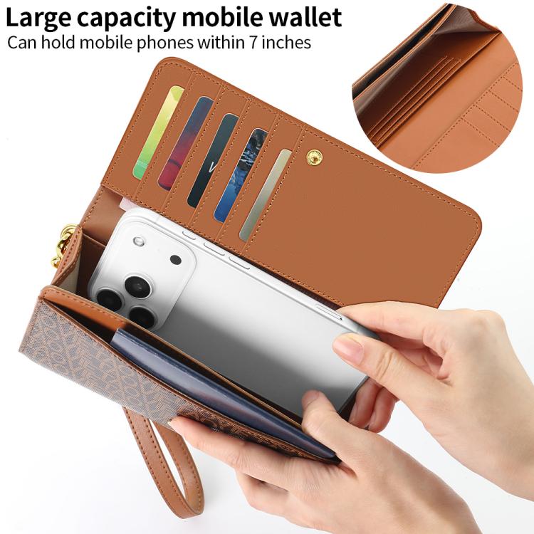 VIETAO VT-ZP-243 Multifunctional Leather Phone Bag with Lanyard