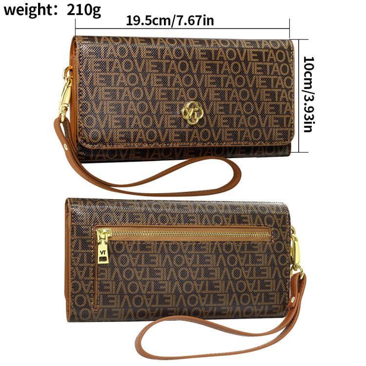 VIETAO VT-ZP-243 Multifunctional Leather Phone Bag with Lanyard