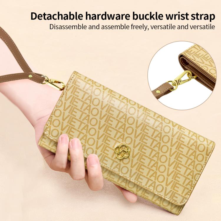 VIETAO VT-ZP-243 Multifunctional Leather Phone Bag with Lanyard