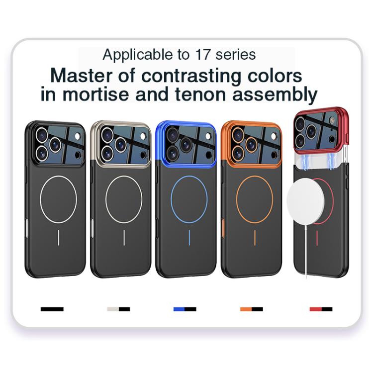 For iPhone 17 Pro Max GKK Color Master Splicing MagSafe Magnetic Phone Case