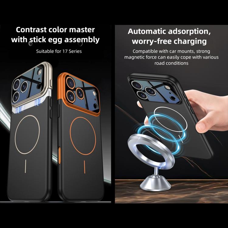 For iPhone 17 Pro Max GKK Color Master Splicing MagSafe Magnetic Phone Case