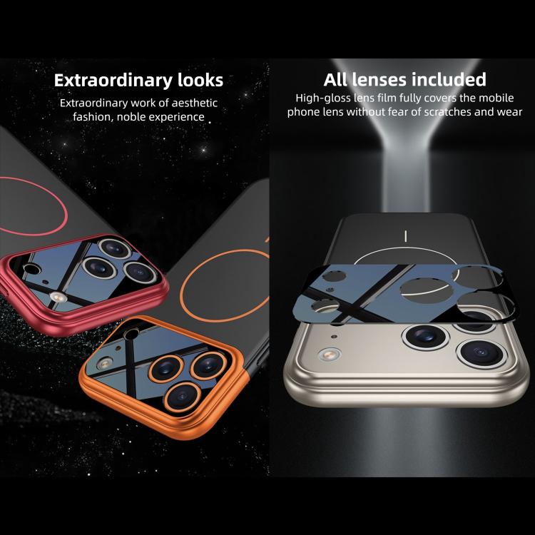 For iPhone 17 Pro Max GKK Color Master Splicing MagSafe Magnetic Phone Case