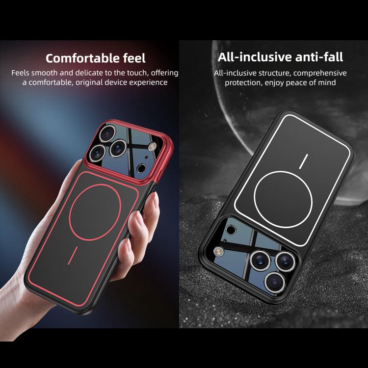 For iPhone 17 Pro Max GKK Color Master Splicing MagSafe Magnetic Frame Phone Case