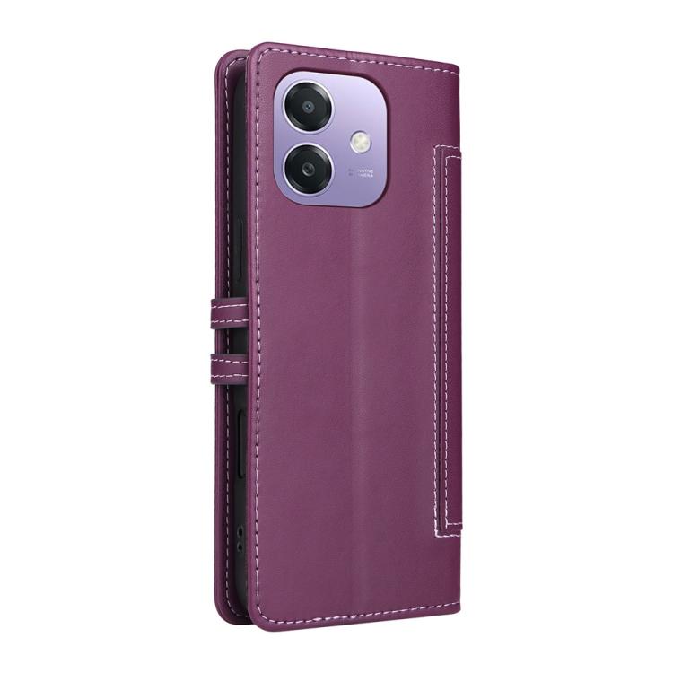 For OPPO A3x 4G / 5G India / A3 5G / 4G Global Stitched Magnetic Buckle Leather Phone Case