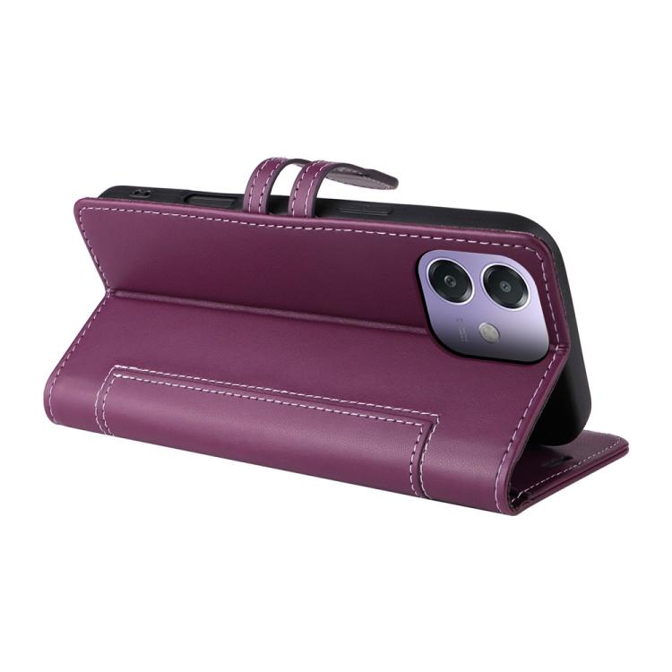 For OPPO A3x 4G / 5G India / A3 5G / 4G Global Stitched Magnetic Buckle Leather Phone Case