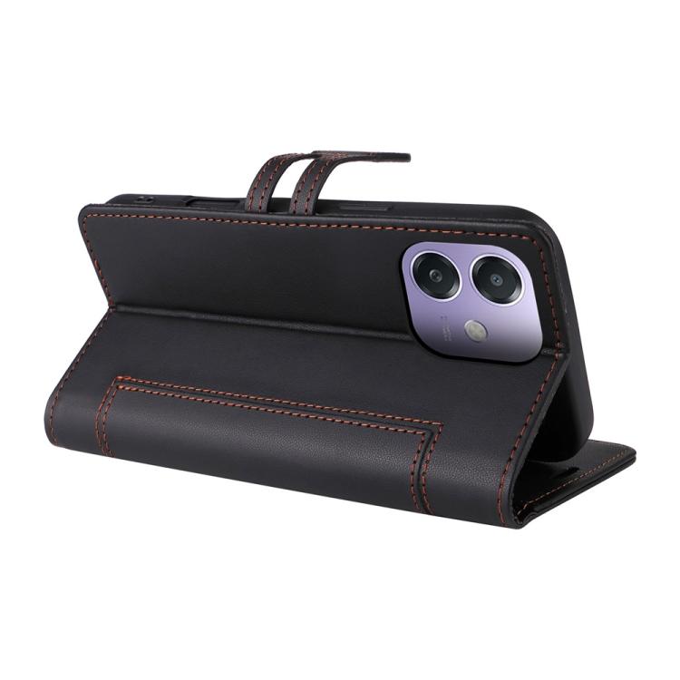 For OPPO A3x 4G / 5G India / A3 5G / 4G Global Stitched Magnetic Buckle Leather Phone Case