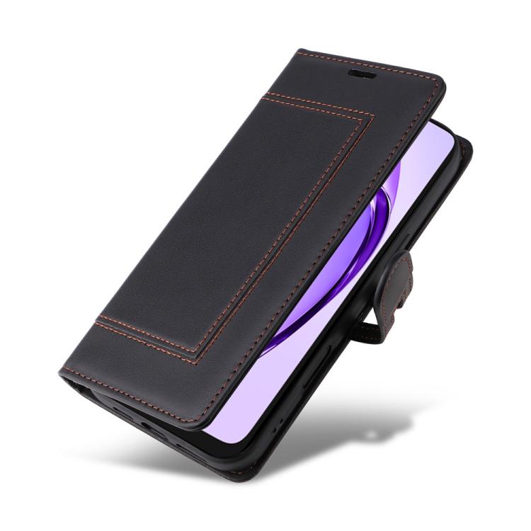 For OPPO A3x 4G / 5G India / A3 5G / 4G Global Stitched Magnetic Buckle Leather Phone Case