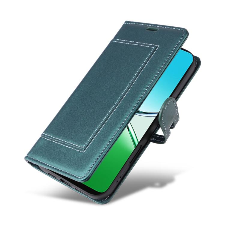 For OPPO A5 Pro 4G / 5G Global / A5 Energy 5G Stitched Magnetic Buckle Leather Phone Case
