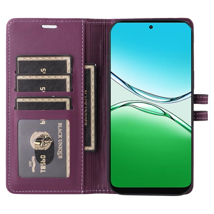 For OPPO A5 Pro 4G / 5G Global / A5 Energy 5G Stitched Magnetic Buckle Leather Phone Case