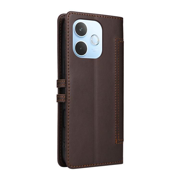 For OPPO A5 Pro 4G / 5G Global / A5 Energy 5G Stitched Magnetic Buckle Leather Phone Case