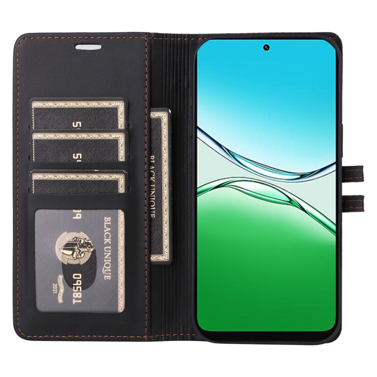 For OPPO A5 Pro 4G / 5G Global / A5 Energy 5G Stitched Magnetic Buckle Leather Phone Case