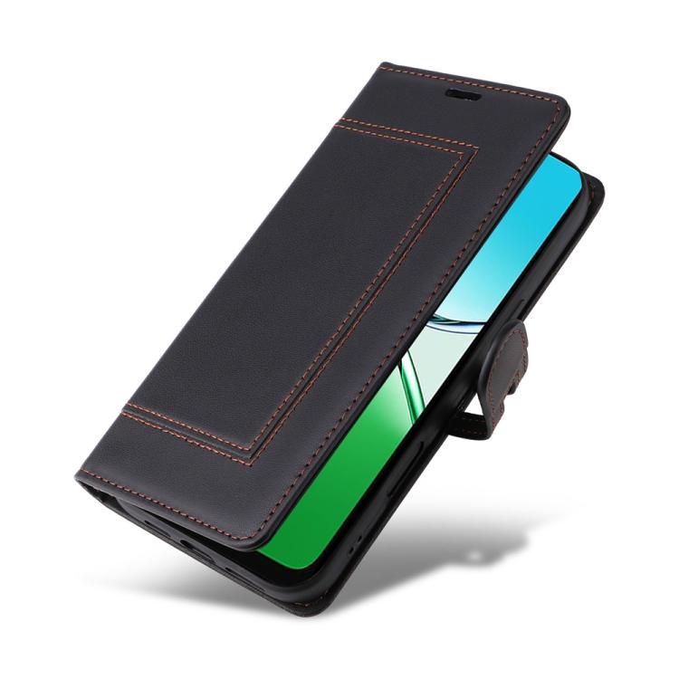For OPPO A5 Pro 4G / 5G Global / A5 Energy 5G Stitched Magnetic Buckle Leather Phone Case