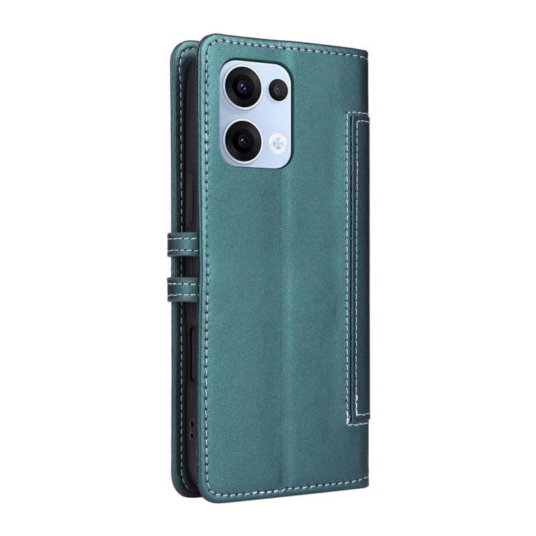 For OPPO Reno14 5G / Reno13 5G Global Stitched Magnetic Buckle Leather Phone Case