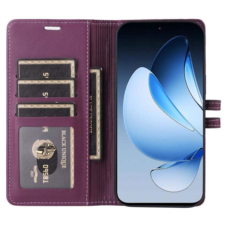For OPPO Reno14 5G / Reno13 5G Global Stitched Magnetic Buckle Leather Phone Case