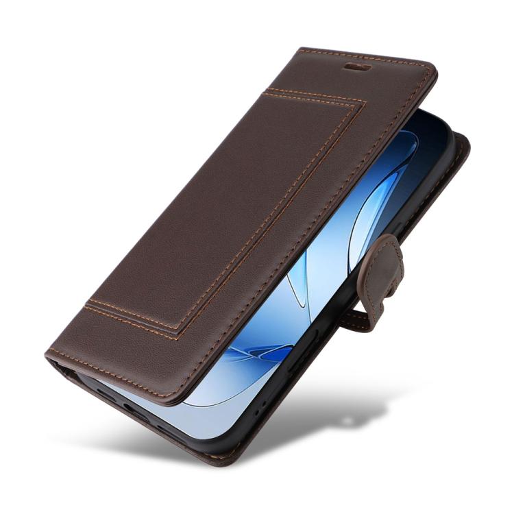 For OPPO Reno14 5G / Reno13 5G Global Stitched Magnetic Buckle Leather Phone Case
