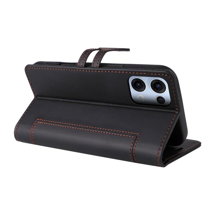 For OPPO Reno14 5G / Reno13 5G Global Stitched Magnetic Buckle Leather Phone Case