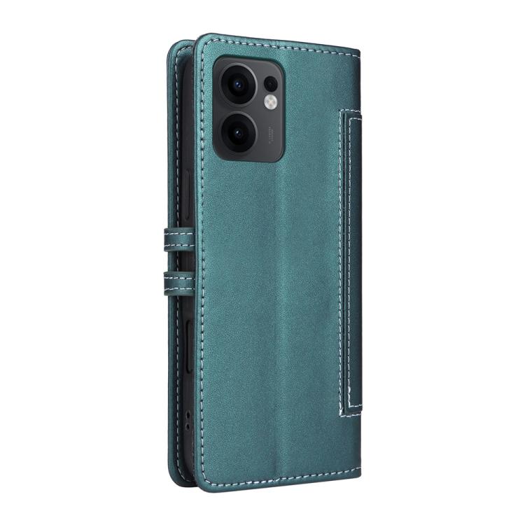 For OPPO Reno13 F 4G / 5G Global Stitched Magnetic Buckle Leather Phone Case