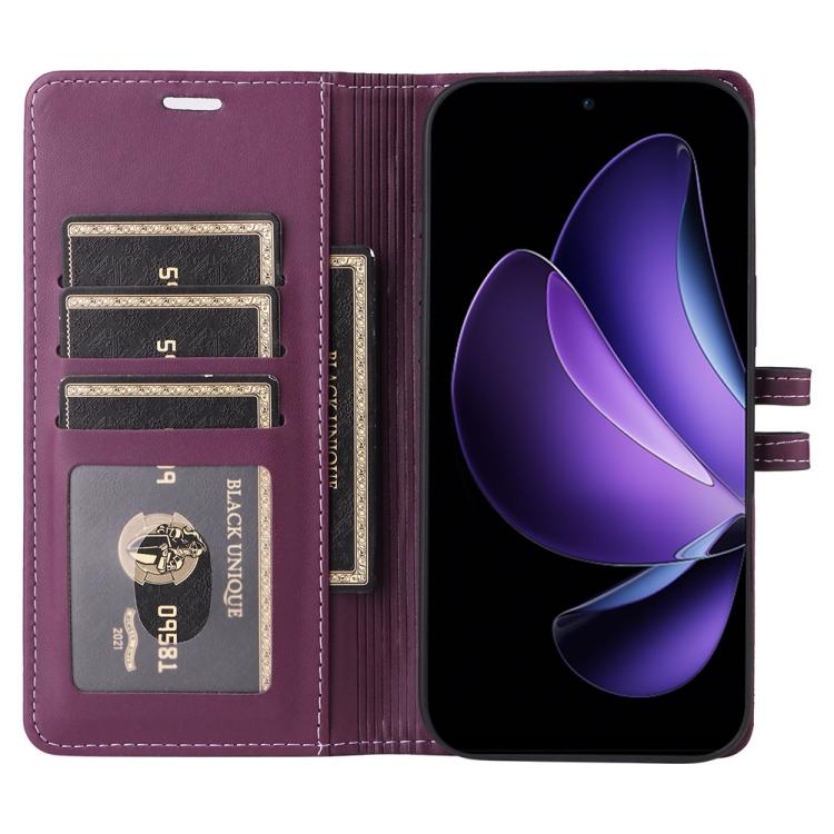For OPPO Reno13 F 4G / 5G Global Stitched Magnetic Buckle Leather Phone Case