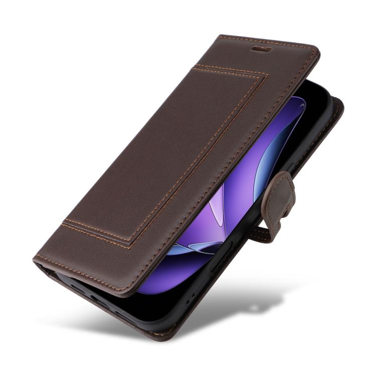 For OPPO Reno13 F 4G / 5G Global Stitched Magnetic Buckle Leather Phone Case