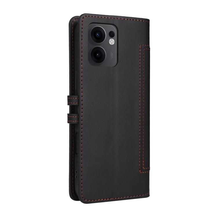 For OPPO Reno13 F 4G / 5G Global Stitched Magnetic Buckle Leather Phone Case