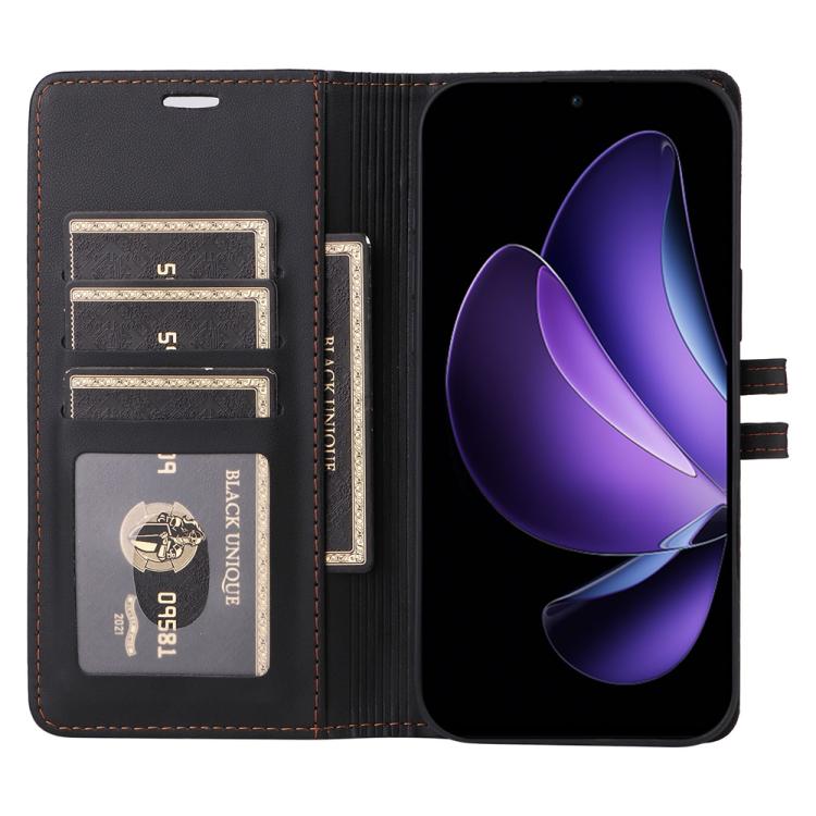 For OPPO Reno13 F 4G / 5G Global Stitched Magnetic Buckle Leather Phone Case