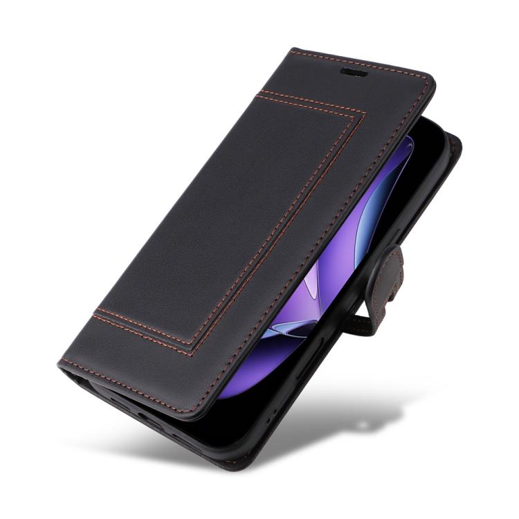 For OPPO Reno13 F 4G / 5G Global Stitched Magnetic Buckle Leather Phone Case