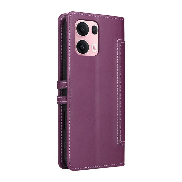 For OPPO Reno14 Pro / Reno13 Pro Global Stitched Magnetic Buckle Leather Phone Case