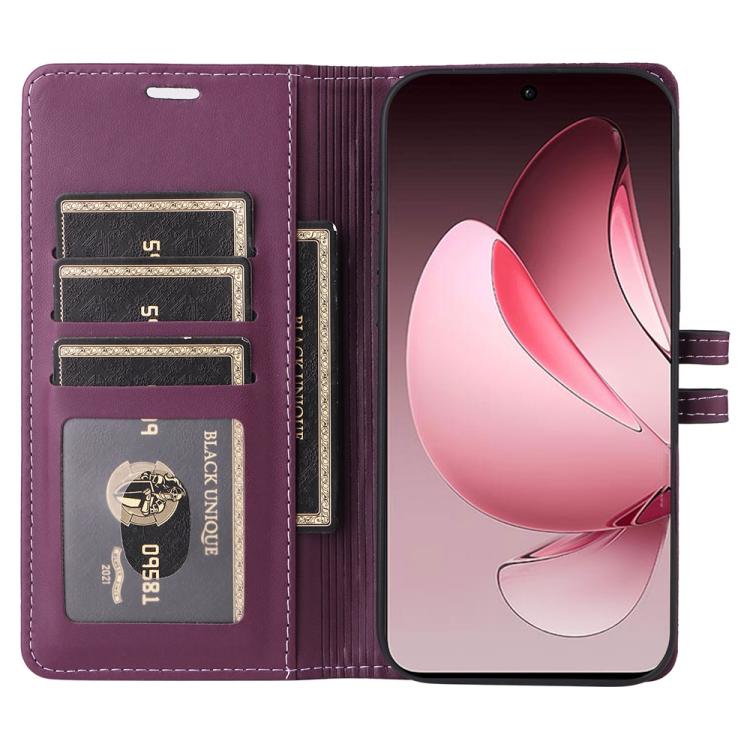 For OPPO Reno14 Pro / Reno13 Pro Global Stitched Magnetic Buckle Leather Phone Case