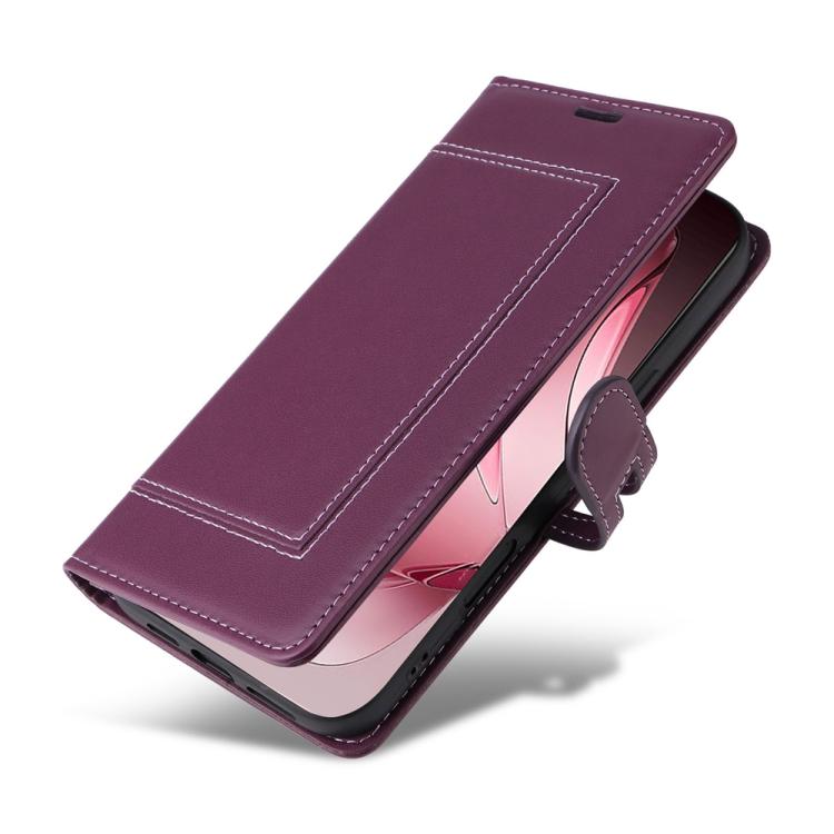 For OPPO Reno14 Pro / Reno13 Pro Global Stitched Magnetic Buckle Leather Phone Case