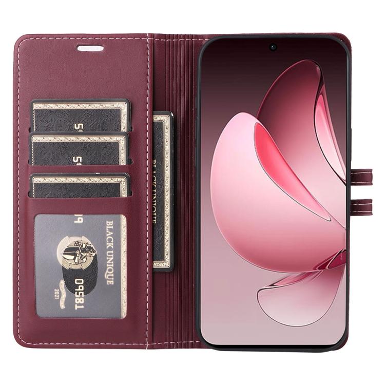 For OPPO Reno14 Pro / Reno13 Pro Global Stitched Magnetic Buckle Leather Phone Case