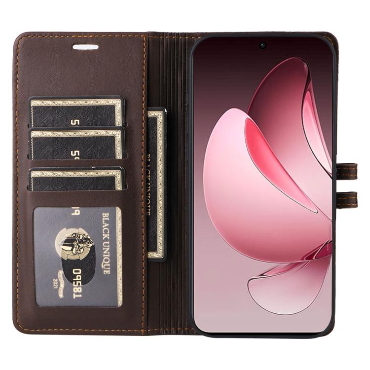 For OPPO Reno14 Pro / Reno13 Pro Global Stitched Magnetic Buckle Leather Phone Case
