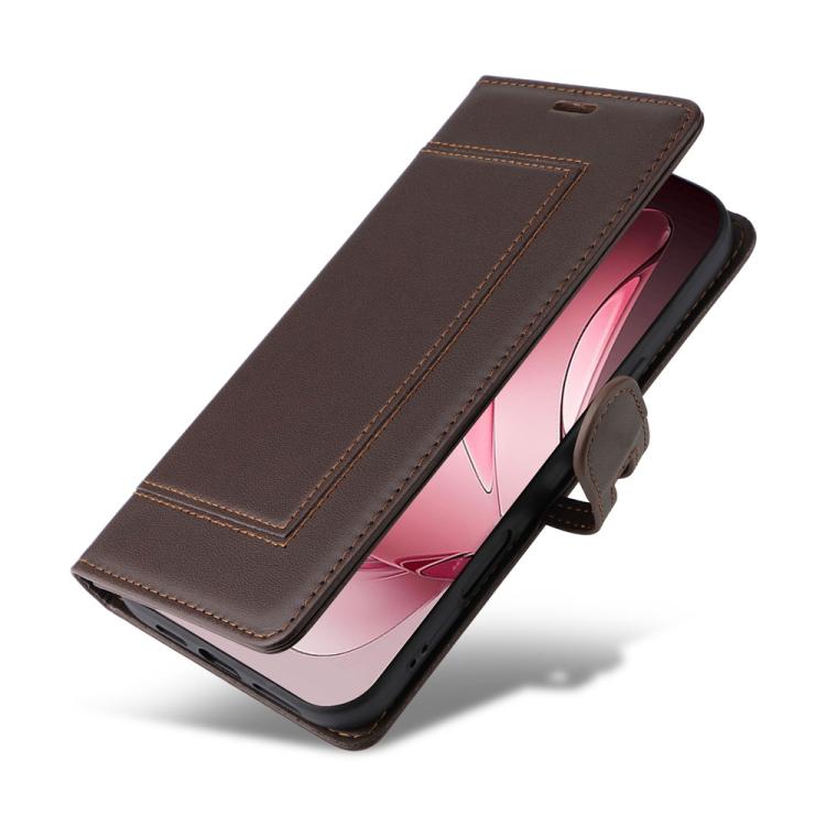 For OPPO Reno14 Pro / Reno13 Pro Global Stitched Magnetic Buckle Leather Phone Case