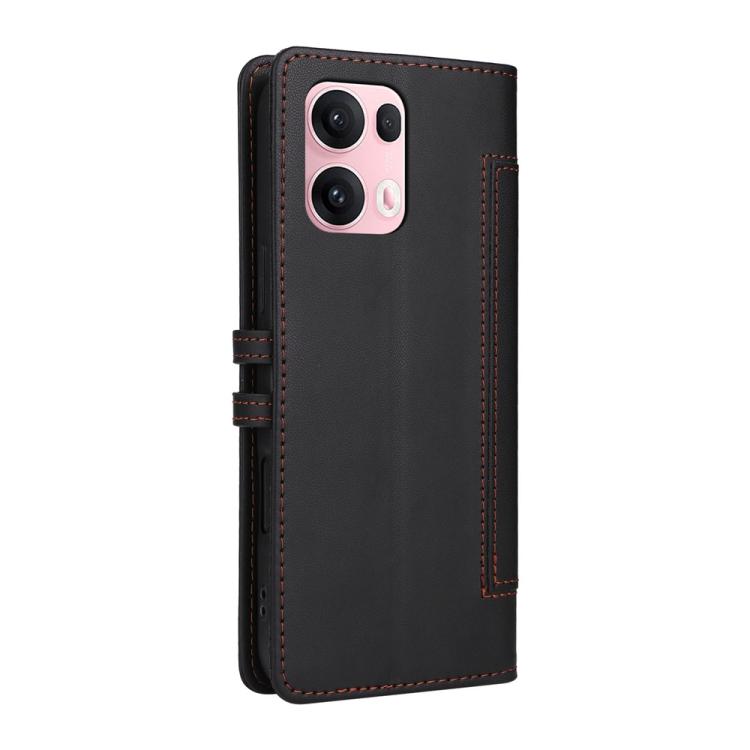 For OPPO Reno14 Pro / Reno13 Pro Global Stitched Magnetic Buckle Leather Phone Case