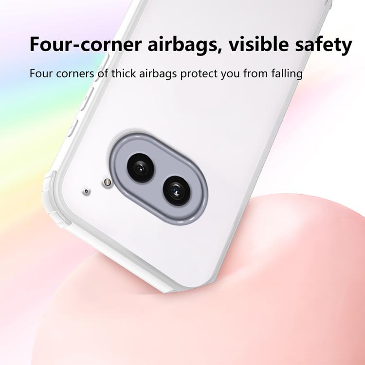 For Nothing Phone 2a Four Corners Shield Shockproof TPU Hybrid PC Phone Case