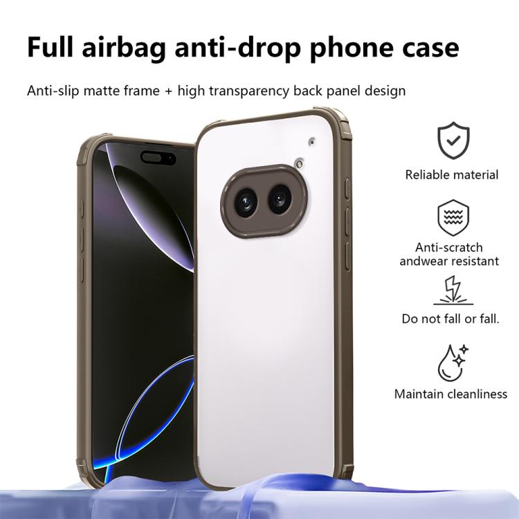 For Nothing Phone 2a Four Corners Shield Shockproof TPU Hybrid PC Phone Case