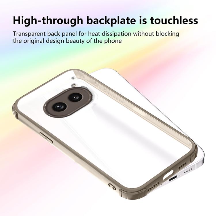 For Nothing Phone 2a Four Corners Shield Shockproof TPU Hybrid PC Phone Case