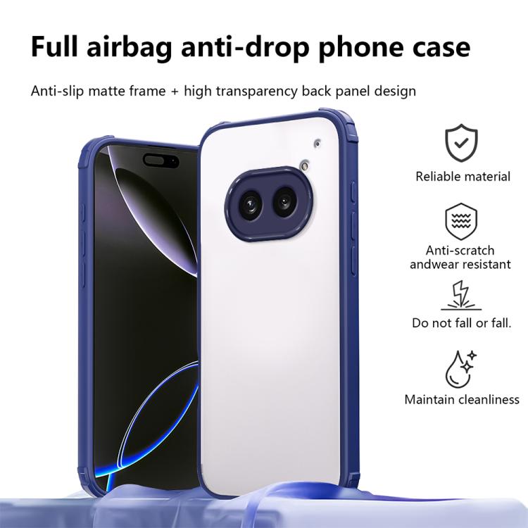 For Nothing Phone 2a Four Corners Shield Shockproof TPU Hybrid PC Phone Case