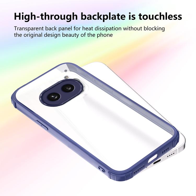 For Nothing Phone 2a Four Corners Shield Shockproof TPU Hybrid PC Phone Case