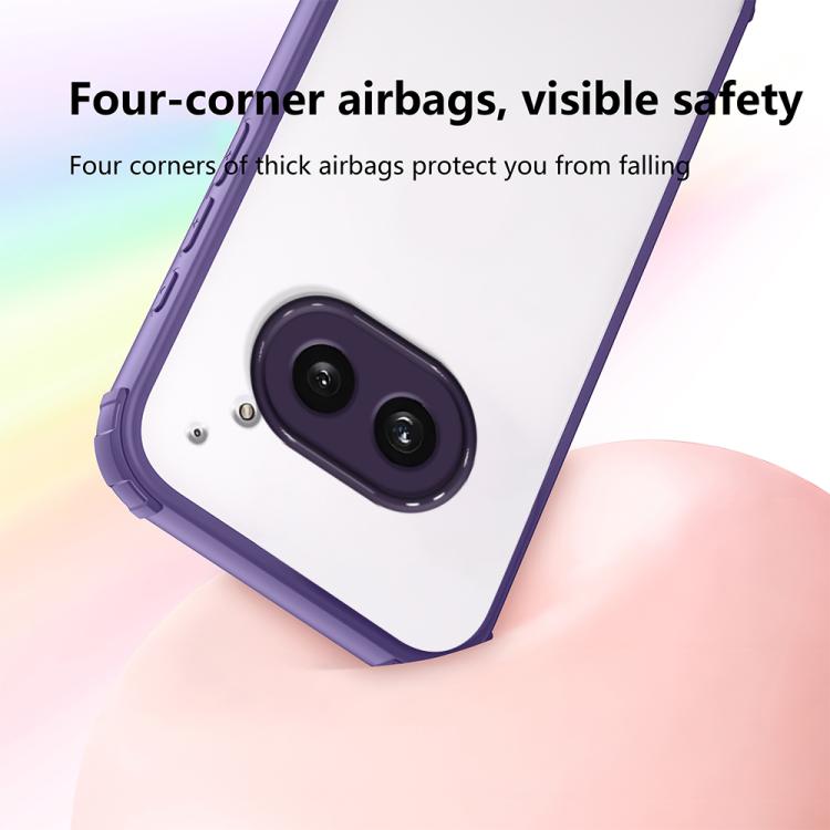 For Nothing Phone 2a Four Corners Shield Shockproof TPU Hybrid PC Phone Case