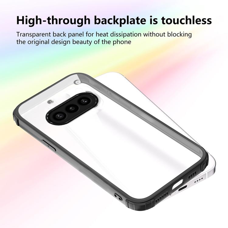 For Nothing Phone 3a Four Corners Shield Shockproof TPU Hybrid PC Phone Case